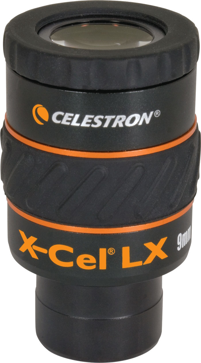 Die neuen Celestron X-Cel LX-Okulare sind mit einer Augenlinse aus ED-Glas ausgestattet [Baader-Planetarium].