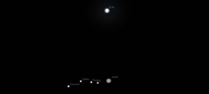 Jupiter und Theta Vir am 6.4.2017