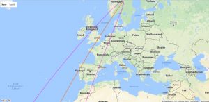 SoFi 21.8.2017 Westeuropa Google-Karte