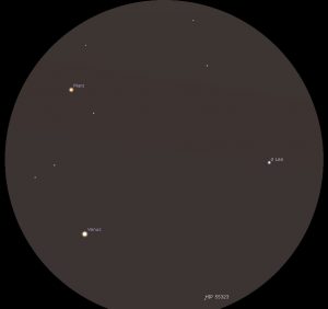 Mars, Venus, Sigma Leo 5.10.2017 100x