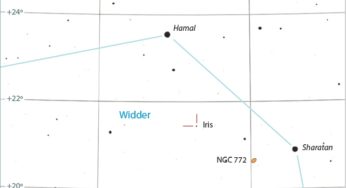 Asteroid (7) Iris in günstiger Opposition