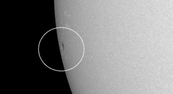 Sonnenflecken: Fleckengruppe in dritter Rotation